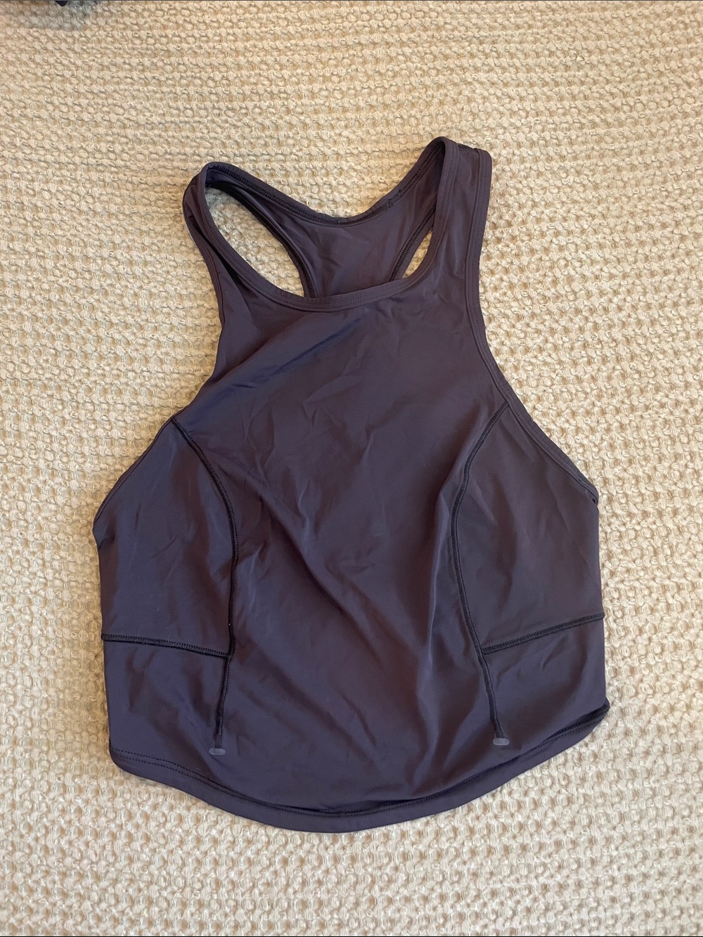 Women’s High Neck Racerback Bralette Tank - black Lululemon